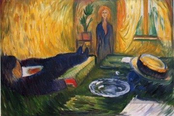 Tableaux abstraits célèbres œuvres - la meurtrière 1906 Edvard Munch Expressionnisme
